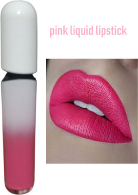 Luipui outstanding liquid pink color matte lipstick pack of 1(pink, 6 ml)