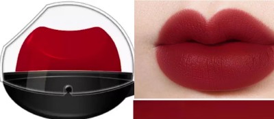 HUZURLU Apple shape Waterproof, LongLasting, Moisturizing Lipstick(RED, 4 g)