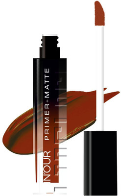 INOUR Primer+Matte Liquid Lipstick(Rusty Red, 3.5 g)