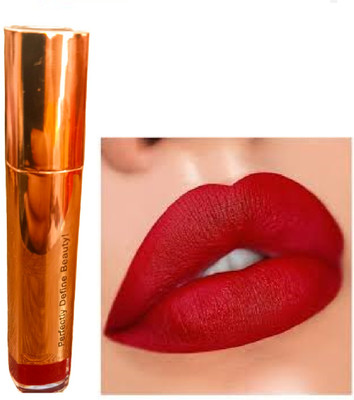 Luipui BEST RED MATTE FINISH LIQUID LIPSTICK PACK OF 1(RED, 6 ml)