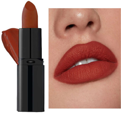 EVERERIN 3D Matte Velvet Finish Full Coverage Matte Long Lasting Lipstick rose(rose, 3.5 ml)