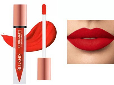 K3NTERPRISES Ultra Smooth Smudge Proof Waterproof Longlasting Matte Liquid Lipstick(RED, 7 ml)