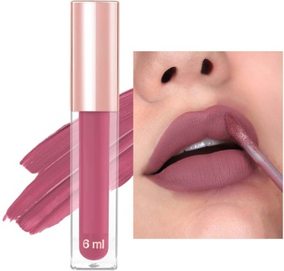 Latixmat Kiss Proof Ultra Smooth Matte Liquid Lipstick(Mauve, 6 ml)