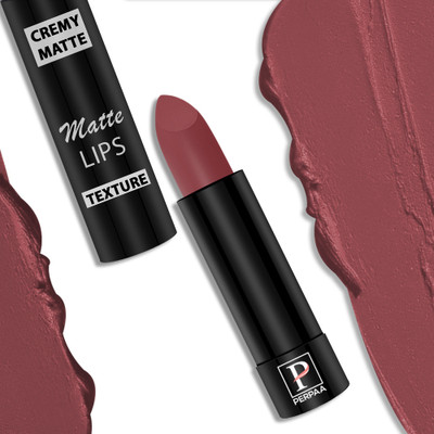 Perpaa Non Transfer Lip Color, Matte Finish 3.5gm(Brick Red, 3.5 g)