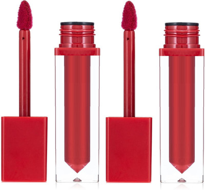 MYEONG Non Drying Smudge Proof Matte Red Chilly Color Liquid Lipstick(Red Chilly, 12 ml)