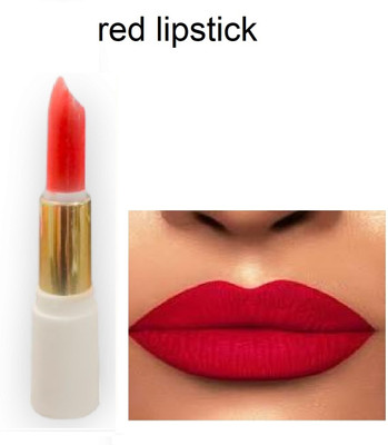 Luipui red matte finish lipstick pack of 1 long lasting waterproof(red, 6 g)