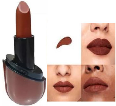 Luipui amazing brown matte look lipstick pack of 1(brown, 6 g)