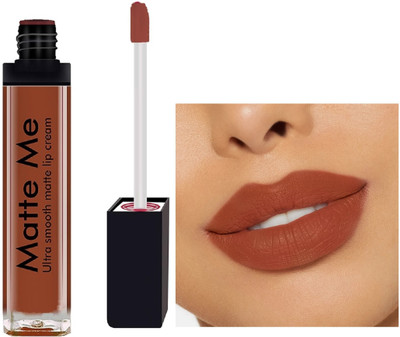 DARVING MATTE FINISH BROWN COLOR LIQUID LIPSTICK FOR BOLD LOOK(BROWN, 6 ml)