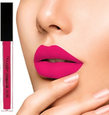 BLUEMERMAID WATERPROOF & SMUDGE PROOF MATTE PINK COLOR LIQUID LIPSTICK FOR HYDRATING LIPS(PINK, 6 ml)