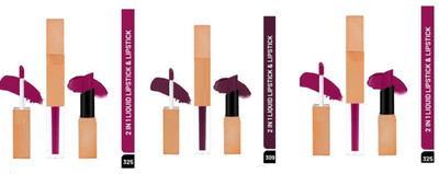 Luipui Amazing matte finish long lasting multicolor lipstick for matte look pack of 3(Multicolor, 15 ml)