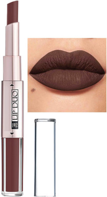 AEPRUY 2 IN 1 LIQUID MATTE FINISH KISS PROOF LIPSTICK(Brown, 12 ml)