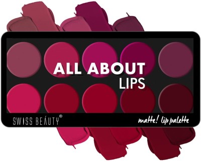 SWISS BEAUTY All About Lip Palette(SHADE 02, 12 g)