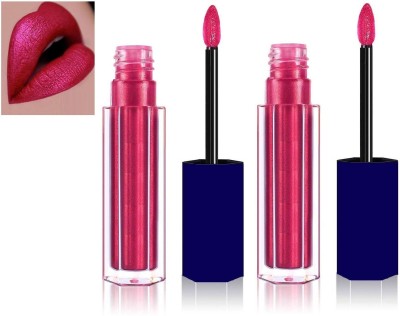 ADJD Shimmer Highly Pigment, Long Lasting, Waterproof, Wonderful Lipstick Kiss Proof(Wonderful, 12 ml)