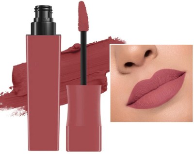 Latixmat Non Transfer Smudge Proof Longlasting Liquid Matte Lipstick(Peach, 7.5 g)