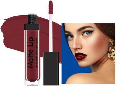 Libline Full Coverage | Waterproof Liquid Lipstick(MAROON, 6 ml)
