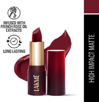 Lakmé Forever Matte Lipstick(Plum Obsession, 4.5 g)