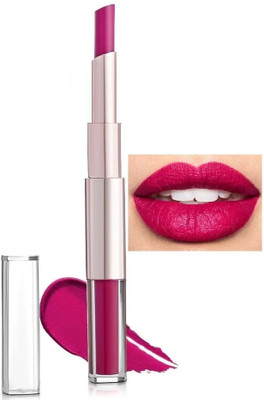 Arcanuy 2 IN 1 liquid Long Lasting Matte & Gloss Lipstick(pink, 12 ml)