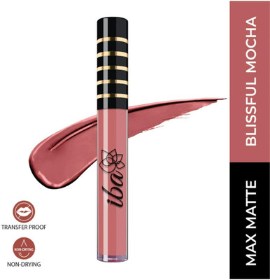 Iba Maxx Matte Liquid Lipstick(Blissful Mocha, 2.6 ml)