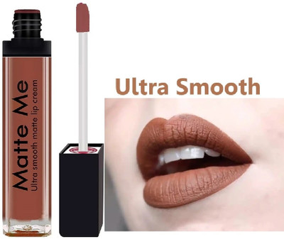 AEPRUY Liquid Matte Lip Color Long Lasting & Non-Transfer Liquid Lipstick(BROWN, 6 ml)