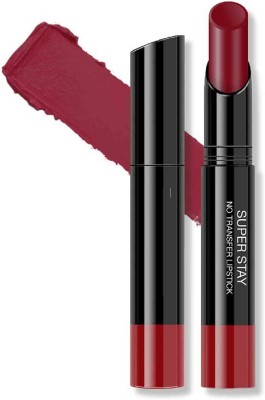 REIMICHI No Transfer Matte Lipstick, Waterproof and Full-Pigmented Lipsstick(RICH MAROON, 3.8 g)