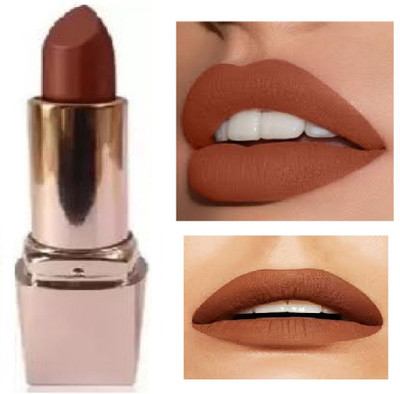 Luipui best brown matte finish lipstick pack of 1 best for party type(brown, 6 g)