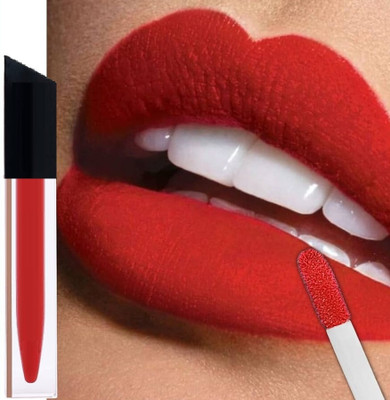 luzimaisa N_Red Matte 2 in 1 Non Transfer Lip Gloss & Lipstick(hot red, 4 ml)