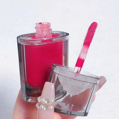 WOONGMI Colors Transparent Gloss Crystal Lip Oil Moisturizing Non-sticky Liquid Lipstick(Rose, 4.5 g)