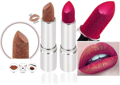 tanvi27 PROFESSIONAL TOUCH SHIMMER SMUDGE PROOF OR WATER PROOF LIPSTICK(MULTI COLOR, 7.6 g)