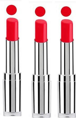 Luipui Long Lasting | Waterproof | Red lipstick pack of 3(RED, 15 ml)