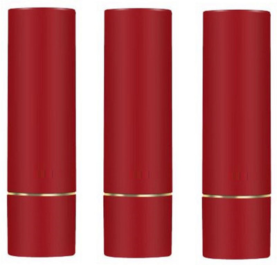 Luipui LONG LASTING RED MATTE LIPSTICK PACK OF 3(RED, 15 ml)