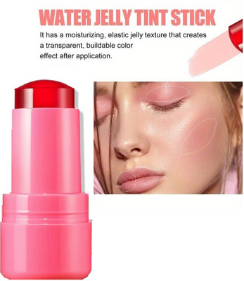 GFSU - GO FOR SOMETHING UNIQUE Cooling Water Jelly Blush Stick, Multi-Use Cheek(pink, 5 g)