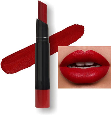 Arcanuy Red matte finish smudge proof water proof lipstick crayon(RED, 6 g)