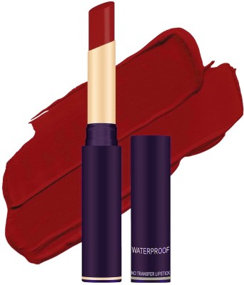 MYEONG Russian Red Long Lasting Waterproof Highly Pigmented Smooth Matte Lipstick(Russian Red, 3.8 g)