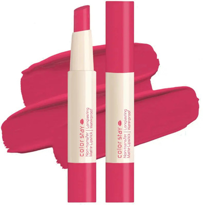 DARVING Color Stay Long Lasting Non Transfer Waterproof Matte Lipstick(pinky, 2.1 g)