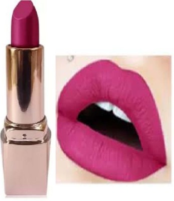 Luipui WATERPROOF AND LONG LASTING DARK PINK LIPSTICK PACK OF 1(Dark Pink, 6 g)