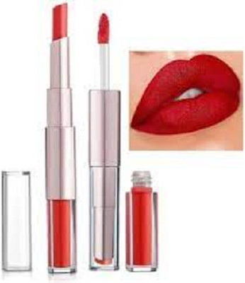 Sheny Matte 2 in 1 Non Transfer Lip Gloss & Lipstick(red, 3.5 ml)