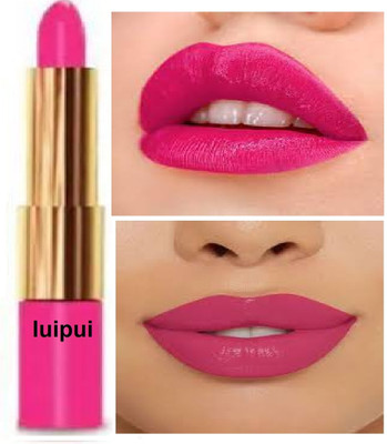 Luipui pink crayon + liquid lipstick pack of 1(pink, 6 g)