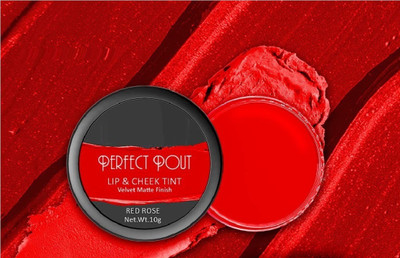 YAWI Best For Multi Use Matte Perfect Pout Finish Natural Long Lasting Lip Tint(RED ROSE, 10 g)