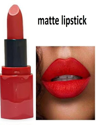 Luipui new wonderful red matte finish lipstick pack of 1 waterproof and long lasting(red, 6 g)