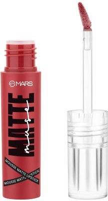 MARS Lipstick Matte Muse Mousse with Doe-Foot Applicator | Highly Pigmented(08-BOSS GIRL, 3 ml)