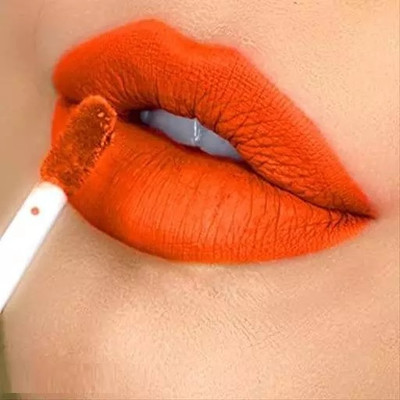 DARVING Matte Me Ultra Smooth Matte Liquid Lipstick Ruby Red(ORANGE, 6 ml)