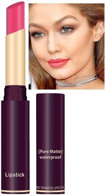 THTC Long Wear Pure Matte Lipstick Waterproof & Smudge Proof Non Transfer(HONEYPEACH, 3.2 g)