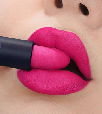 MYEONG Ultra Pigmented Creamy Matte Finish Longstay Plum Pick Lipstick(Plum Pick, 3.5 g)