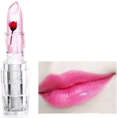GABBU Waterproof Flower Lipstick Jelly Flower Transparent Color Changing Lipstick(red, 3.6 g)