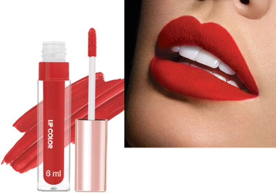 GULGLOW99 PROFFESSIONAL WATERPROOF LIQUID LIP COLOR MATTE FINISH LIPSTICK(FIRE BRICK, 6 ml)