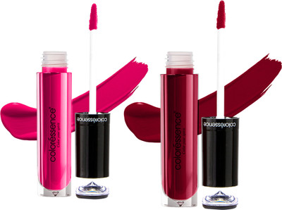 COLORESSENCE Lipstay Non Transfer Matte Liquid Lipstick|12 Hours Stay|Top Shades PO2 L20&12(Amber Red & Pink Lolly, 8 ml)
