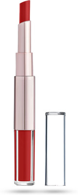Wonholli Long Lasting 2 in 1 Lipstick for Womens & Girls(Red, 7 ml)