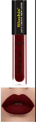 BLUSHIS Liquid matte lipstick waterproof and nontransfer(Maroon, 8 ml)