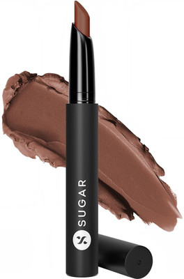 SUGAR Matte Attack Transferproof Lipstick(14 Caffeine Bandit (Chocolate Brown), 2 g)