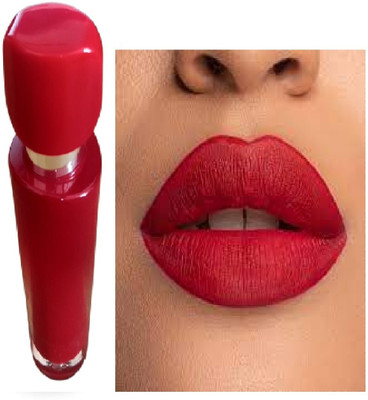 Luipui red crayon matte lipstick amazing waterproof(red, 6 ml)